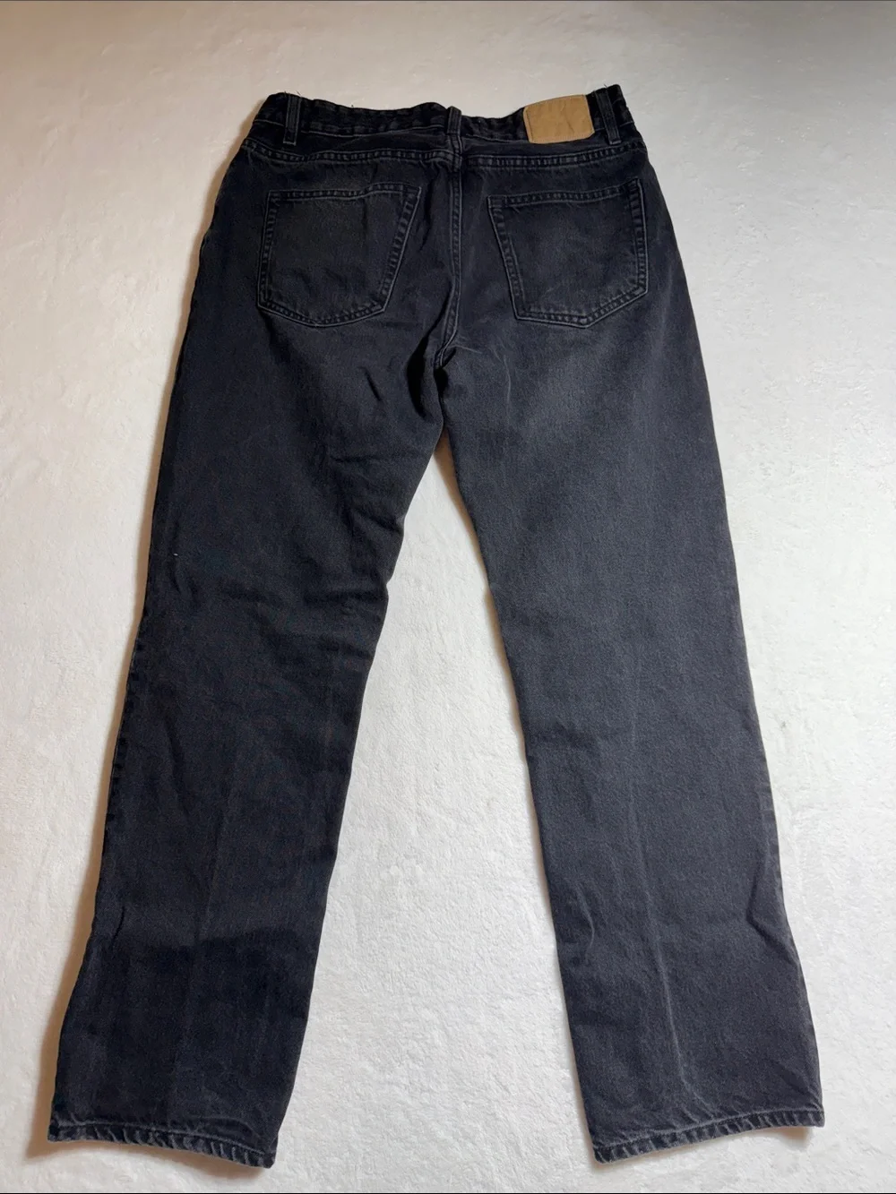 Zara Black Straight-Leg Jeans - Picture 5 of 6